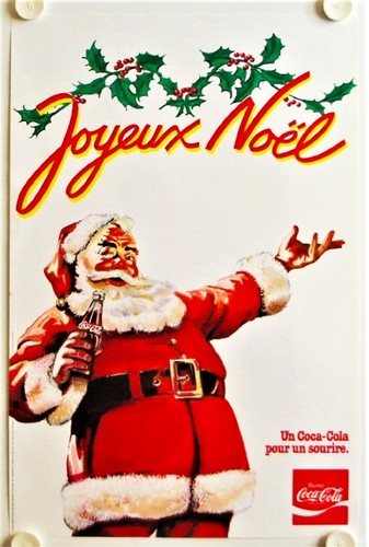 Affiche publicité joyeux - ,