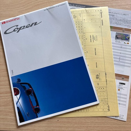 Catalogue daihatsu copen car - daihatsu,