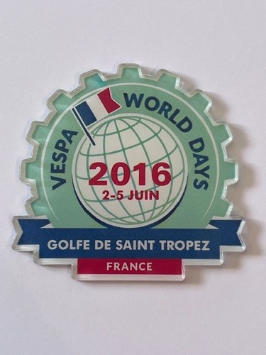 Plaque vespa club plexi vwd - vespa,
