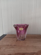Beau vase ancien en cristal