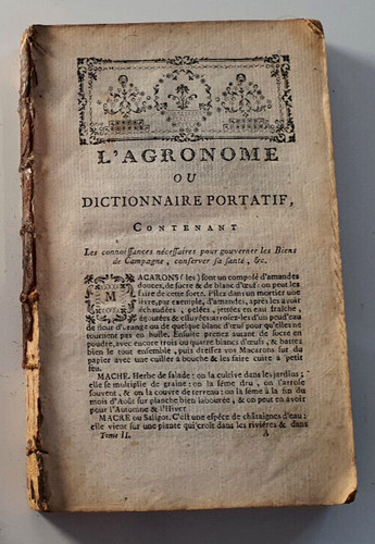 Agronome dictionnaire - l’agronome, ou