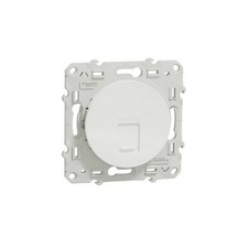 Schneider S520471 Prise téléphone RJ45 Grade 1 Odace - Cat. 5 UTP - Blanc