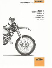 KTM Service Workshop Shop Repair Manual Book 2012 200 EXC