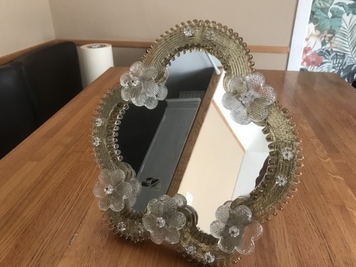 Miroir murano sur pied - murano,