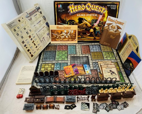 1989 hero quest board game - quest,