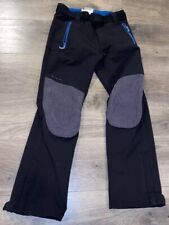 Quechua Ski Snow Waterproof Pants Black Youth/Kids Insulated Say Age 8 W22 L22