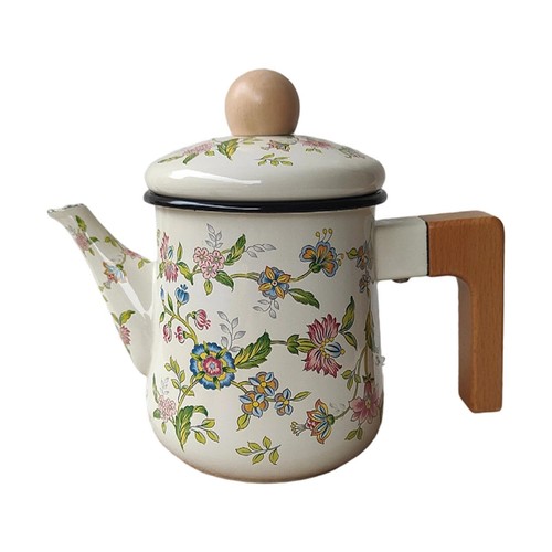 Cafetière émaillée avec
