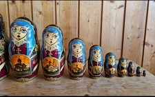 12 Russian Matryoshka Dolls 1992