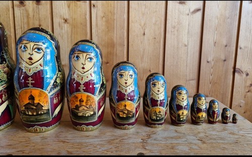 Russian matryoshka dolls - russian,