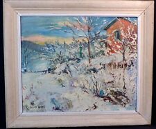 C 1930 Très beau tableau HST