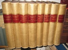 LIFE AND CUSTOMS OF ANIMALS, Louis Figuier, Milano 1888. 8 VOLUMES, Fine Binding