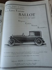 BALLOT 2 litres automobile