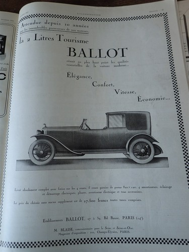 Ballot litres automobile - litres,