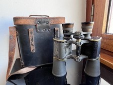 Paire Jumelles Hunalex Paris - SCMM - Extra Lumineuses - WW1 avec etui en cuir