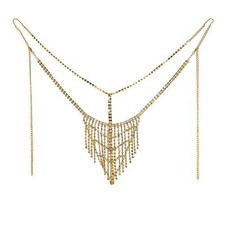 Femme Culotte à Franges en Strass Strings Fesse Nue sous-Vêtement Erotique T-...