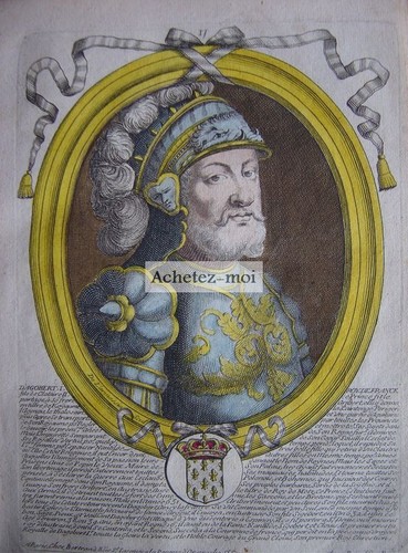 Gravure dagobert ier roi - gravure,