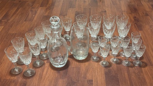 Ancien service verres - service, de