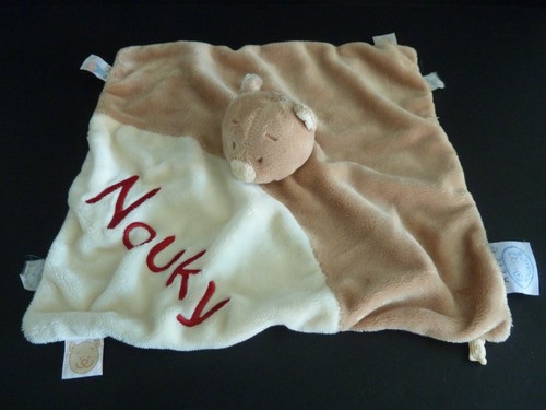 Doudou plat noukie s ours - doudou, noukie's