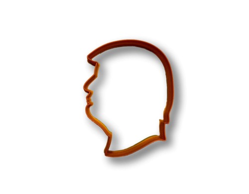 Trump silhouette cookie cutter - silhouette,