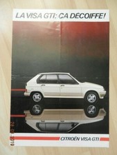 catalogue Citroen VISA GTI 105