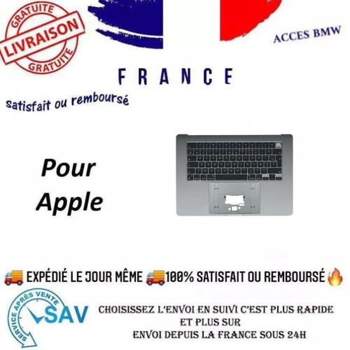 Top case azerty gris pour - case,