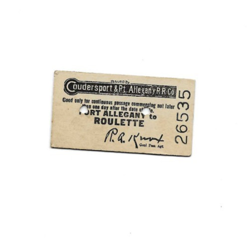 1930 coudersport pt allegany - &,