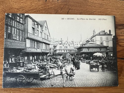 Reims marne carte - marne, postale