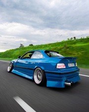 Feux arrière cristal blanc clair lentille feux arrière pour BMW E36 COUPE...