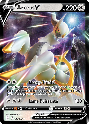 Carte pokémon arceus - carte,
