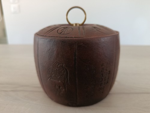 Pot thé ancien en - thé,,