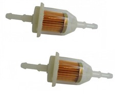 2x Filtre à essence grand modèle tondeuse autoportée Ø 6,5 et 8 mm tracteur