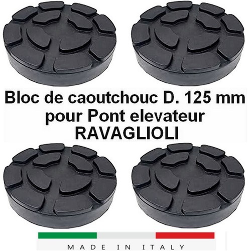 Bloc caoutchouc d 125 - 4,