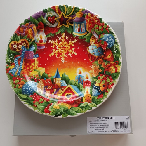Assiette décorative noël - assiette, de