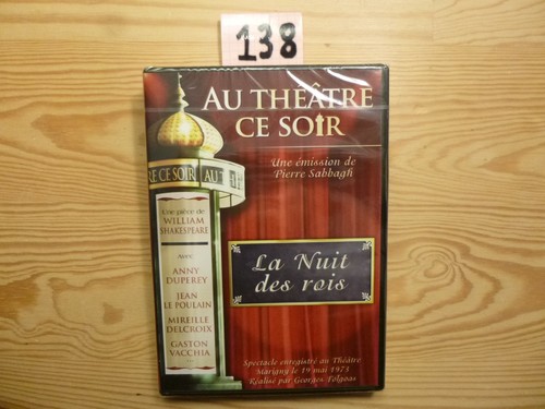 Dvd nuit des rois anny - dvd,