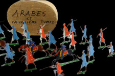 TIN PLATES - ARABS and TURKS / lead soldier