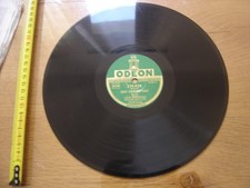 Disque 78 Tours 25 cm LOUIS ARMSTRONG Jazz 279.828 ODEON Skid dat de dat
