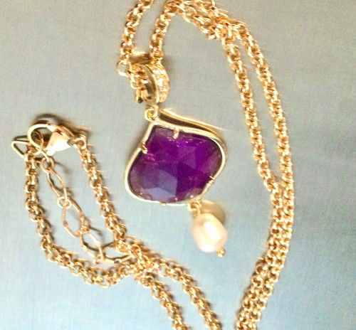 Beau collier améthyste - beau,
