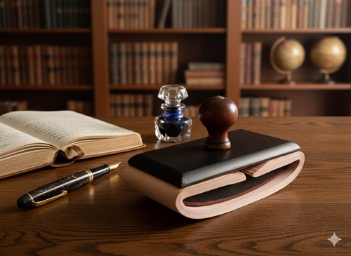 Ancien tampon buvard bureau - tampon,