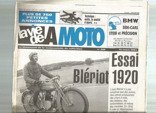 Vie moto n 289 monet - la, de