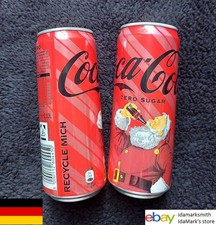 Empty COCA-COLA ZERO can GERMANY Collect 2025 CHRISTMAS 23 NOEL XMAS 330ml DE