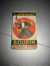 Old BOURIN Quinquina Vouvray Advertising Bar Order Booklet