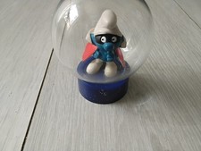 Antique Smurfs Snowball Glass