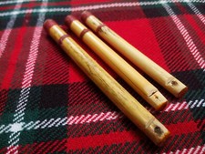 Jeu de 3 Anches Bourdons pour Cornemuse Ecossaise