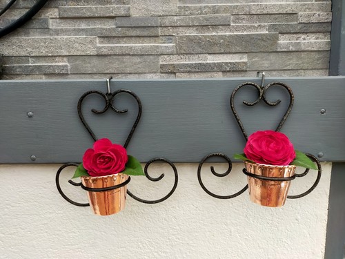 Support mural vase - support,