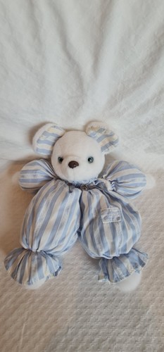 Doudou peluche souris blanche
