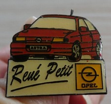 PIN'S CAR OPEL ASTRA GARAGE RENE SMALL COMPLETE ANTENNA