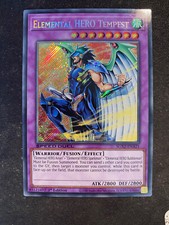 Elemental HERO Tempest - SGX2-ENA21 - Secret Rare - 1st Edition - Speed Duel N/M