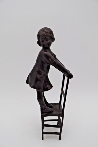 Statue bronze représentant - bronze,