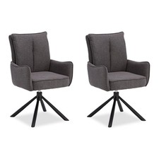 Lot de 2 chaises de salle à