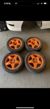 Compomotive Mo5 Alloy Wheels Set 15X6 J 4x114 4 Stud 4x114.3 Integra DC2 MB6 VTI